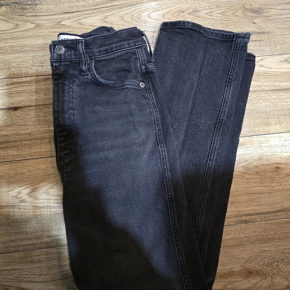 Agolde black slim straight jeans - Picture 4 of 5